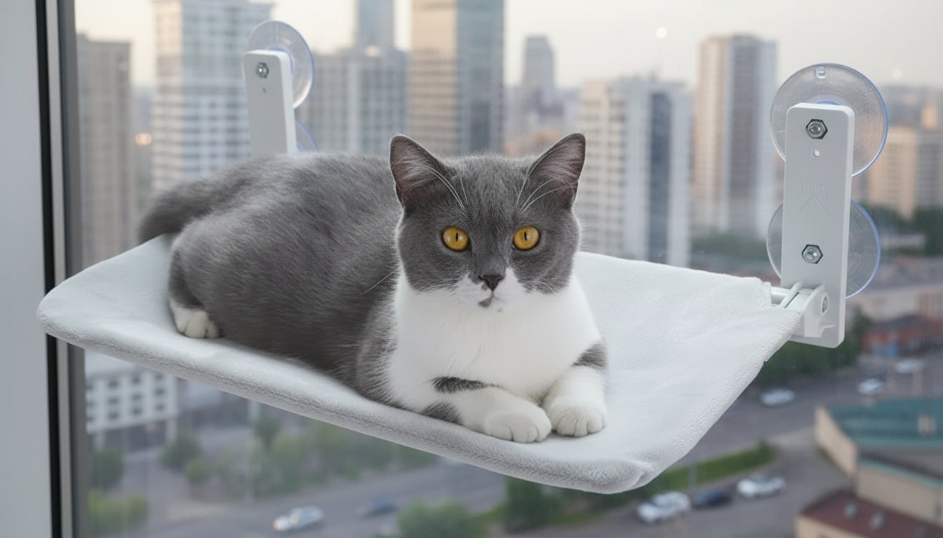 Cat Suction Cup Window Glass bed